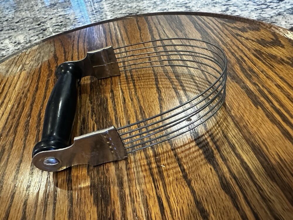 Vintage Chief Flour Pastry Dough Blender Cutter Mixer Black